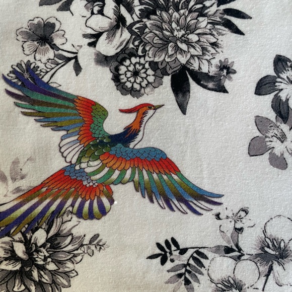 Johnny Was Dreamer Garden Split Front Henley Tee - Picture 8 of 13